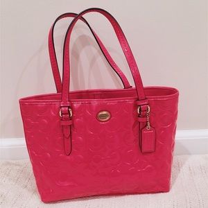 ✨AUTHENTIC✨ Coach Patent Leather Tote Bag