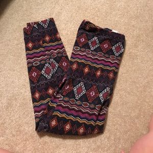 Aztec leggings