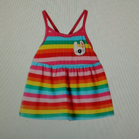 rainbow baby dress