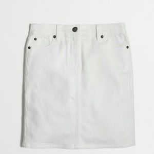 J Crew Denim Skirt