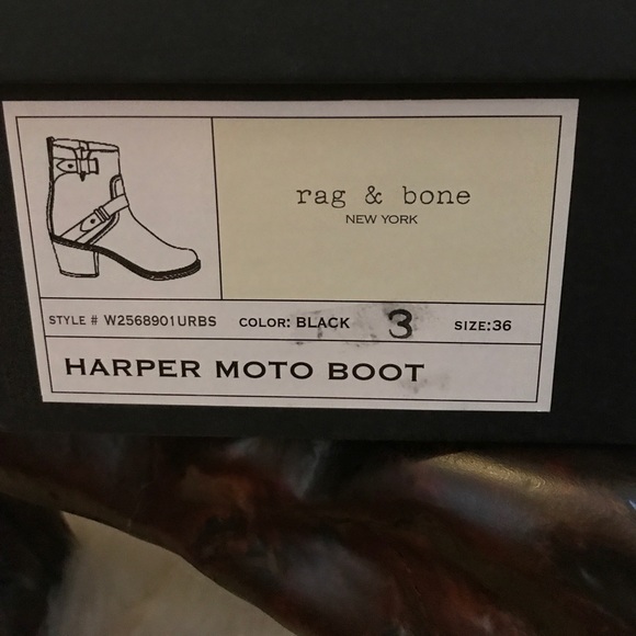 Rag & Bone Harper Moto Boot - Picture 5 of 5