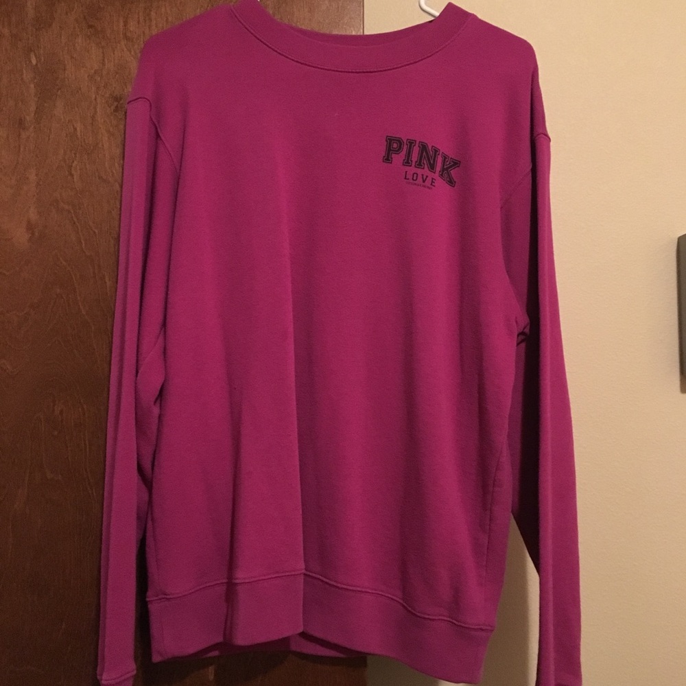 PINK crew neck sweatshirt