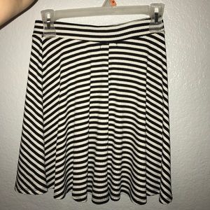 striped skirt