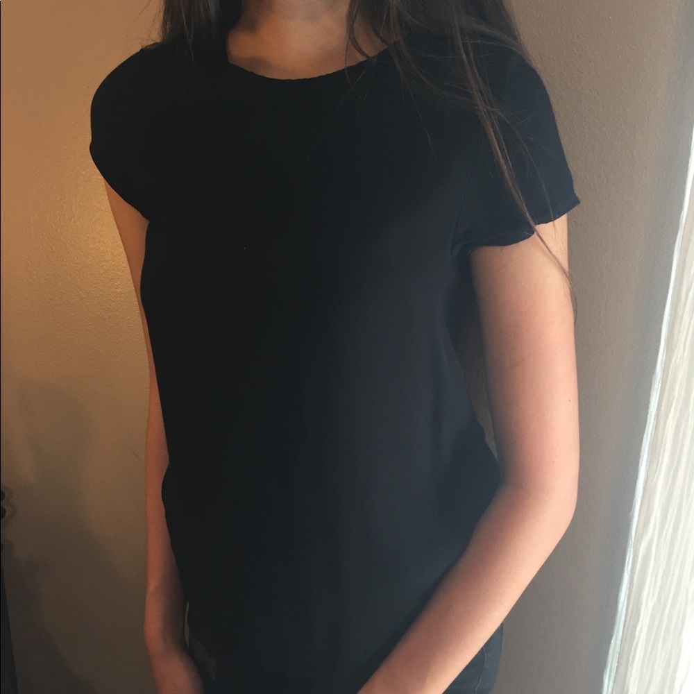 H & M black blouse
