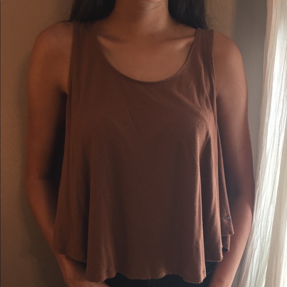 Burnt orange loose tank top