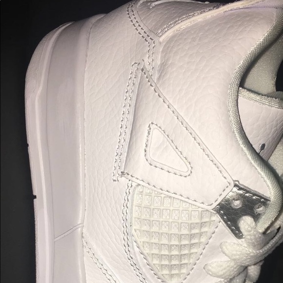 retro jordan 4 white and silver - Picture 2 of 2