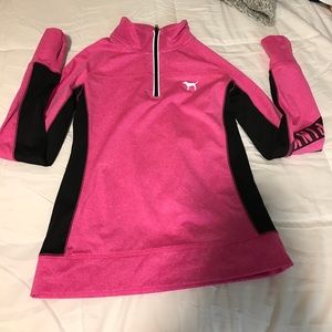 Pink VS Sport Half Zip Sweatshirt