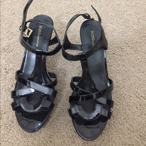 Patent Platform Heels BCBG