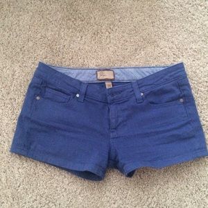 Paige Shorts, 28, bright blue