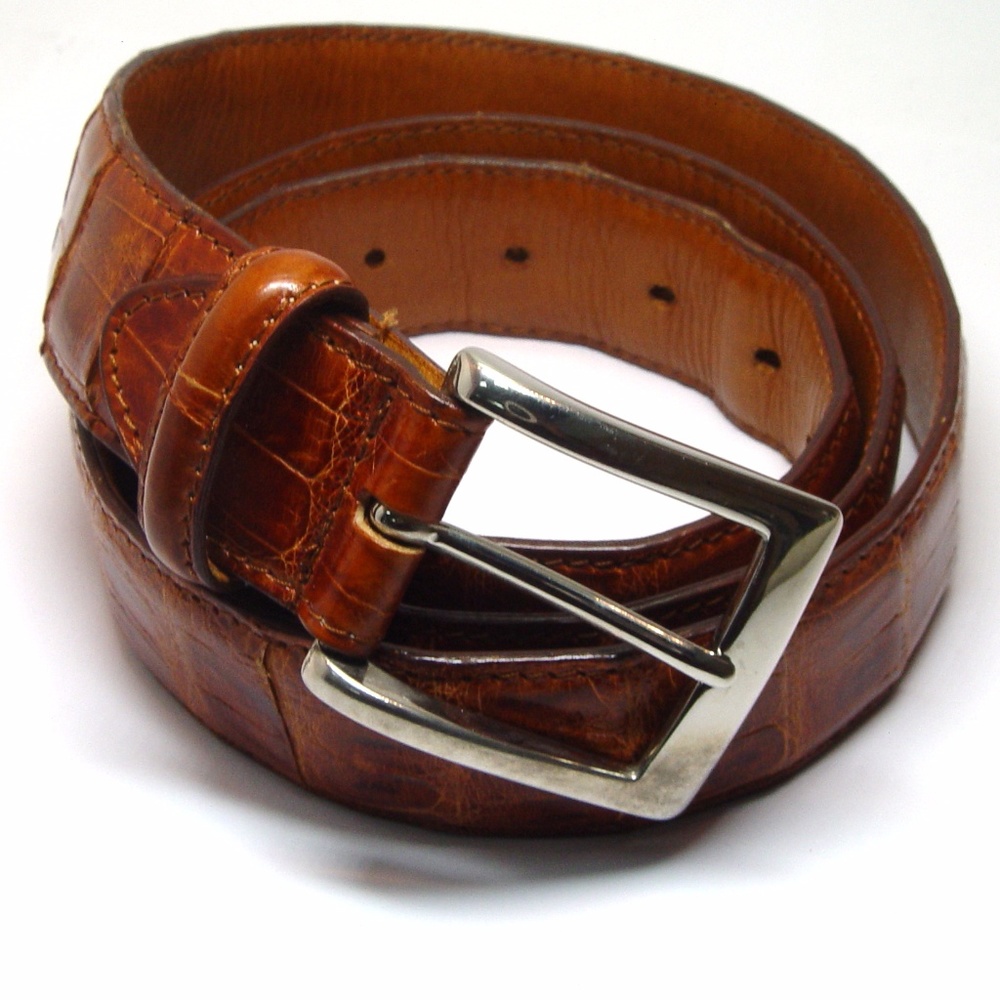 Pakerson Crocodile Leather Men's Belt 105/120