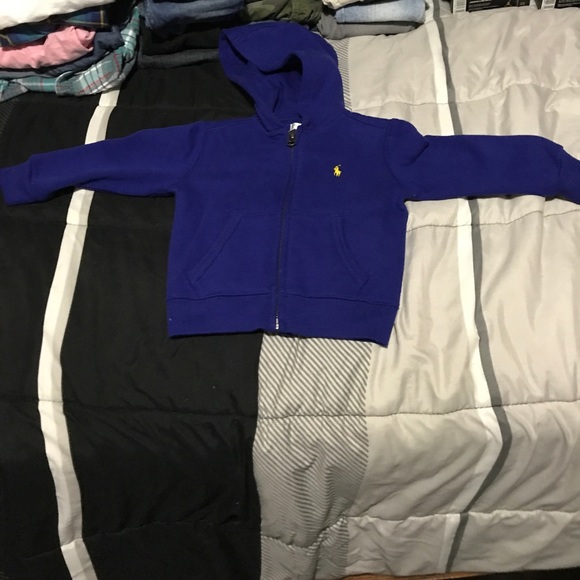 Blue boys Ralph Lauren hoodie - Picture 1 of 1