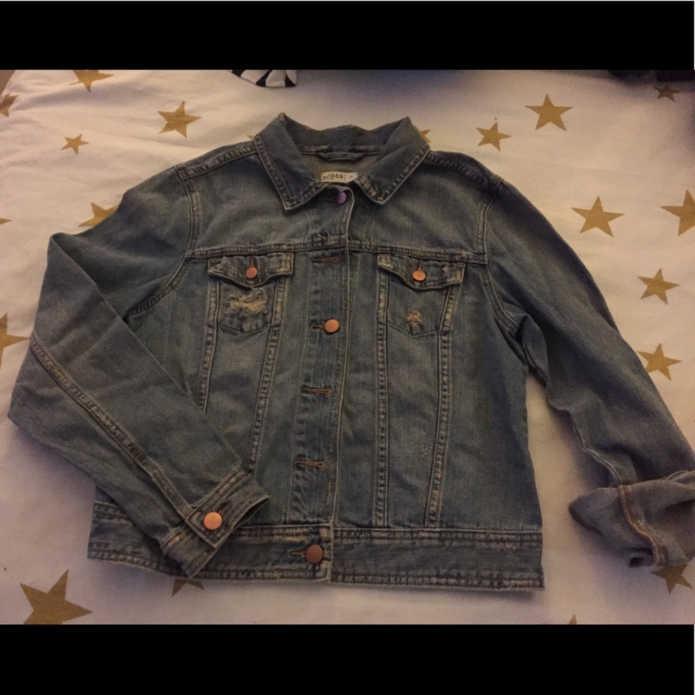 Euc gap 1969 limited edition denim jacket, sz. med