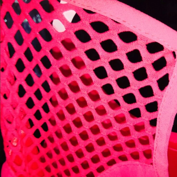 Chiffon 2-Layer Beach Coverup Dress in Pink NWT - Picture 7 of 8