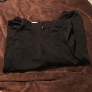 Black Softball Pants