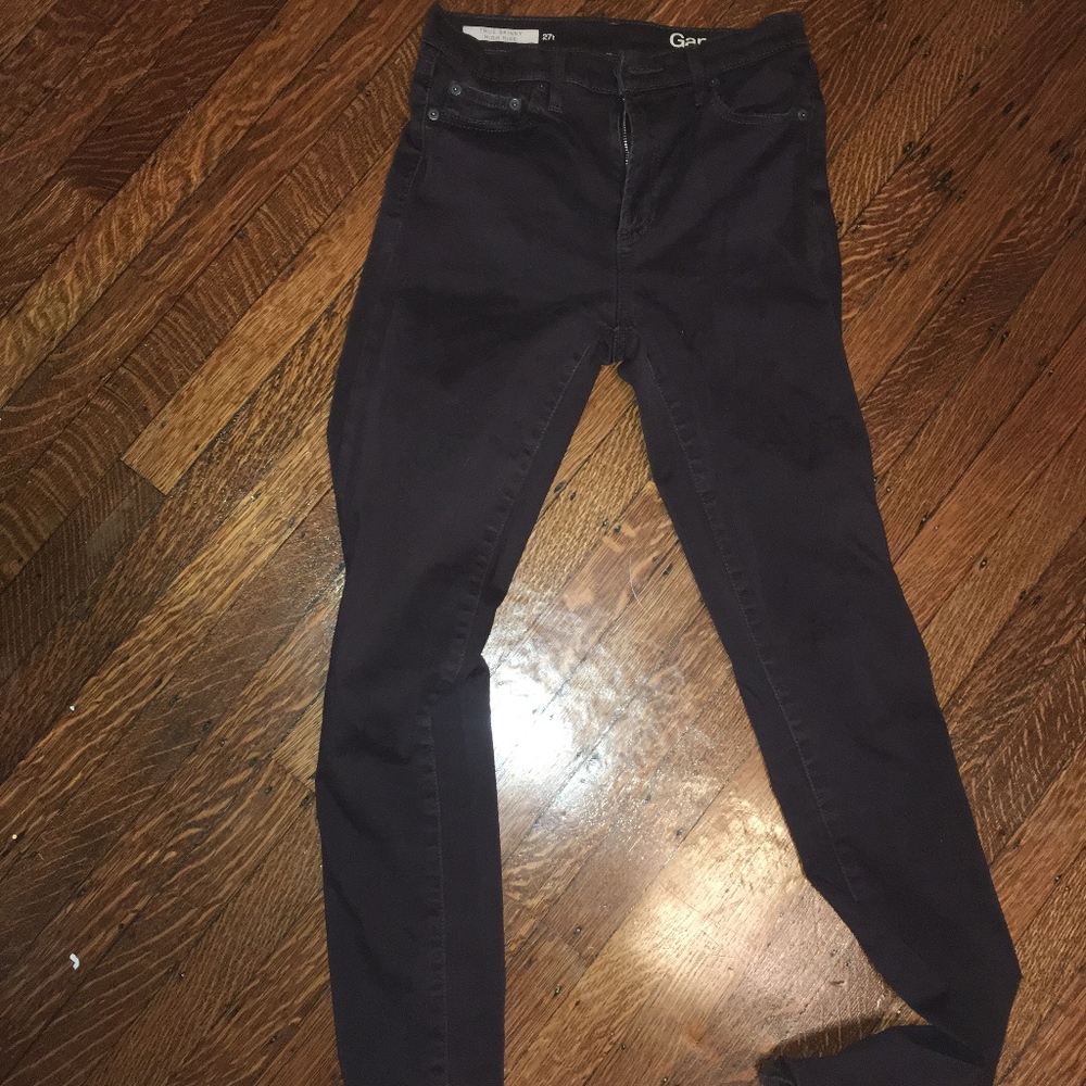 Maroon/Purple Skinny Jeans