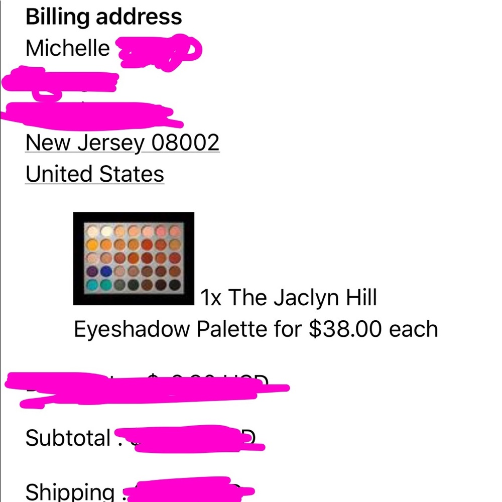 Jaclyn Hill palette 💄