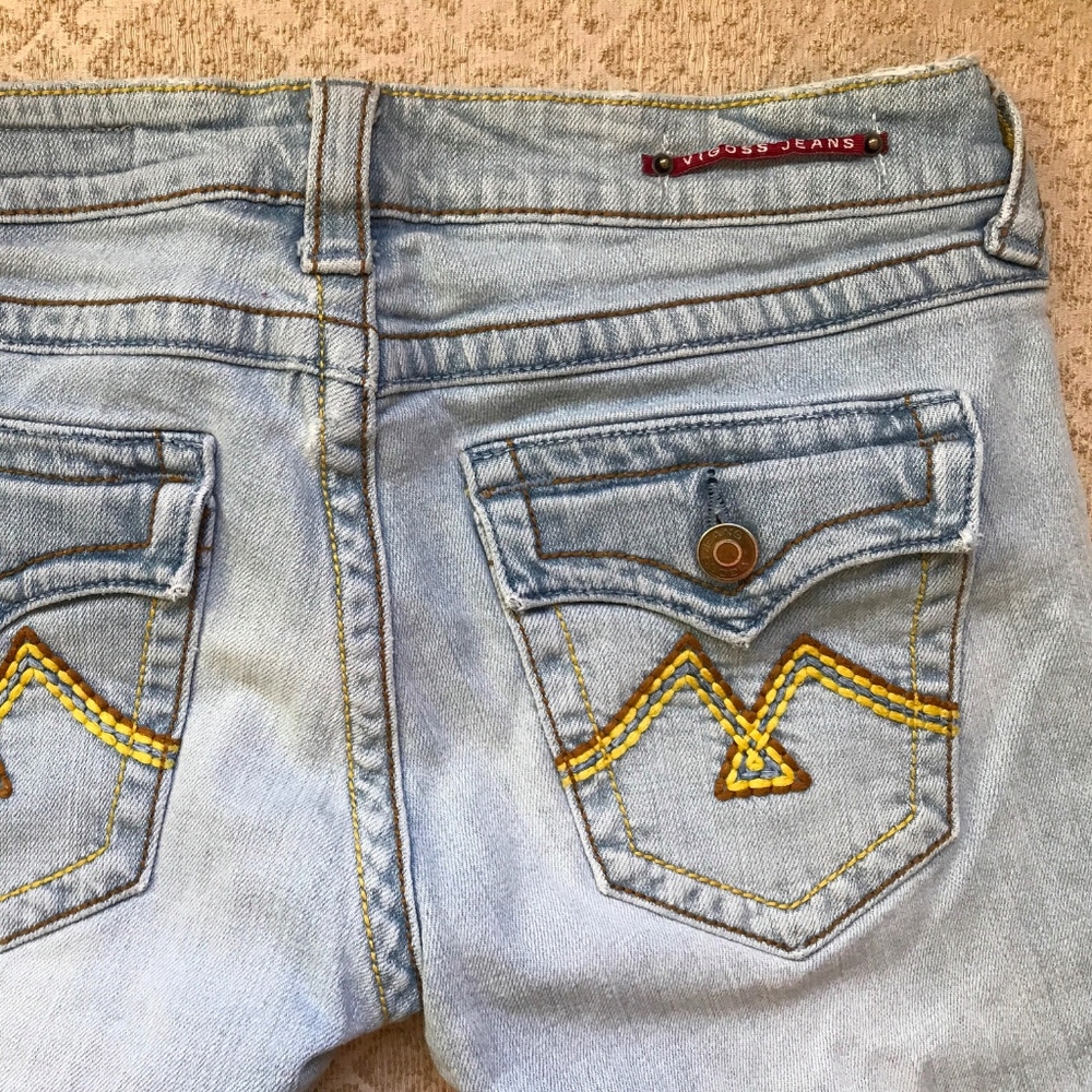 Vigoss Flare Jeans sz 5/6 28 Light Wash