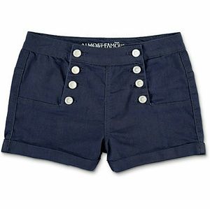 Almost Famous  High Waist Indigo Sailor Shorts