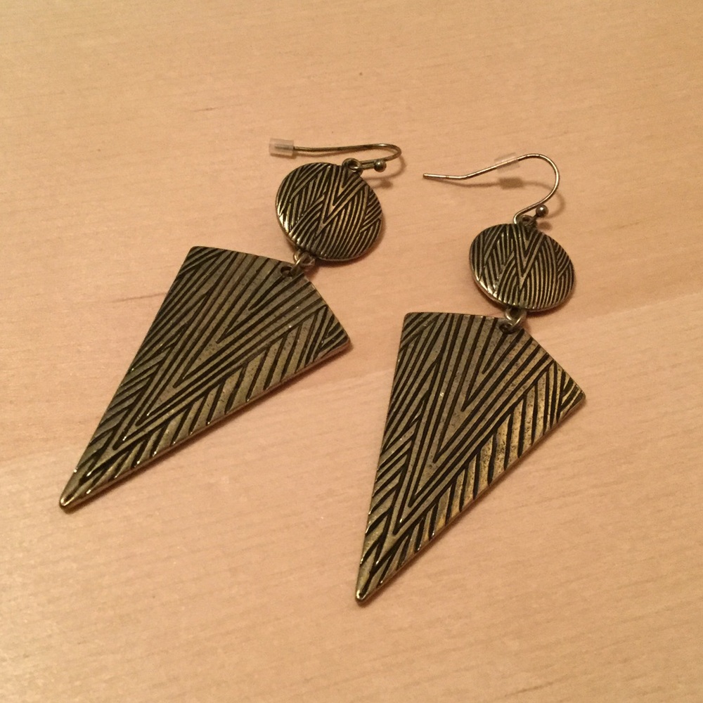 GOLD GEOMETRIC EARRINGS
