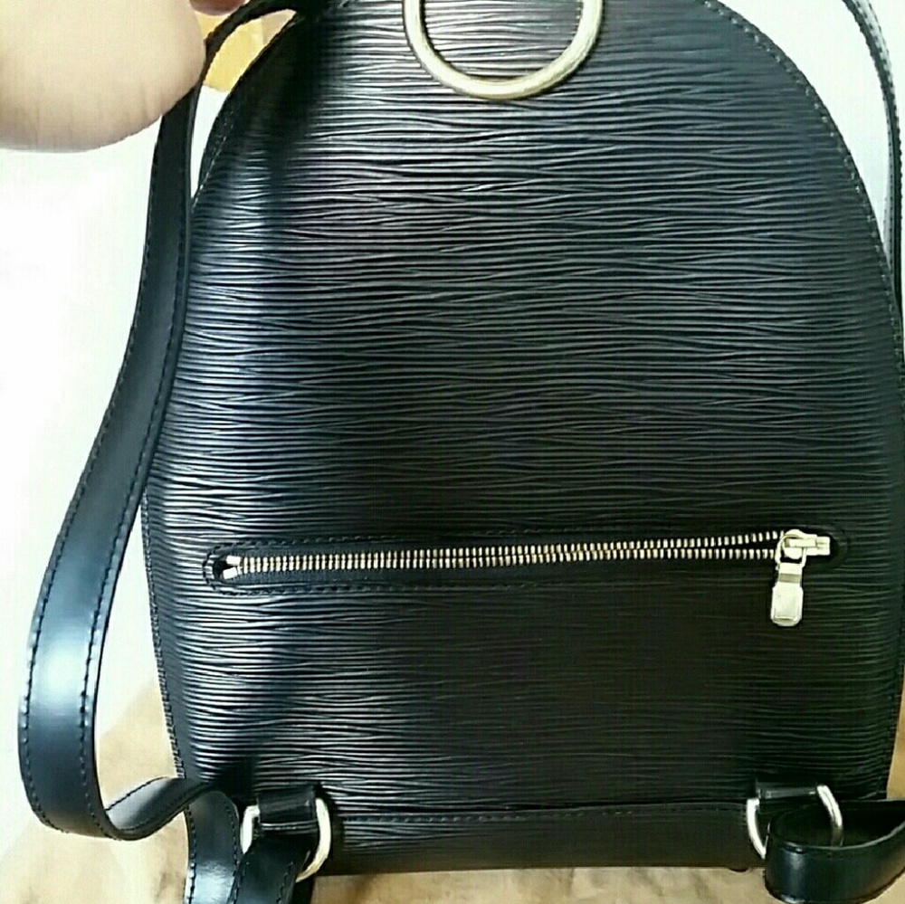 Louis Vuitton Black Epi Leather backpack!