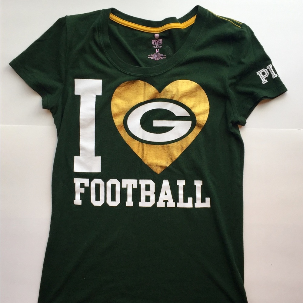 Victoria's Secret Pink Green Bay Packers Tee