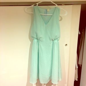 Sparkle mint dress