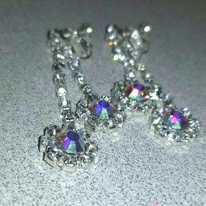 🔴 3 for $15 SALE. Rhinestone Earrings