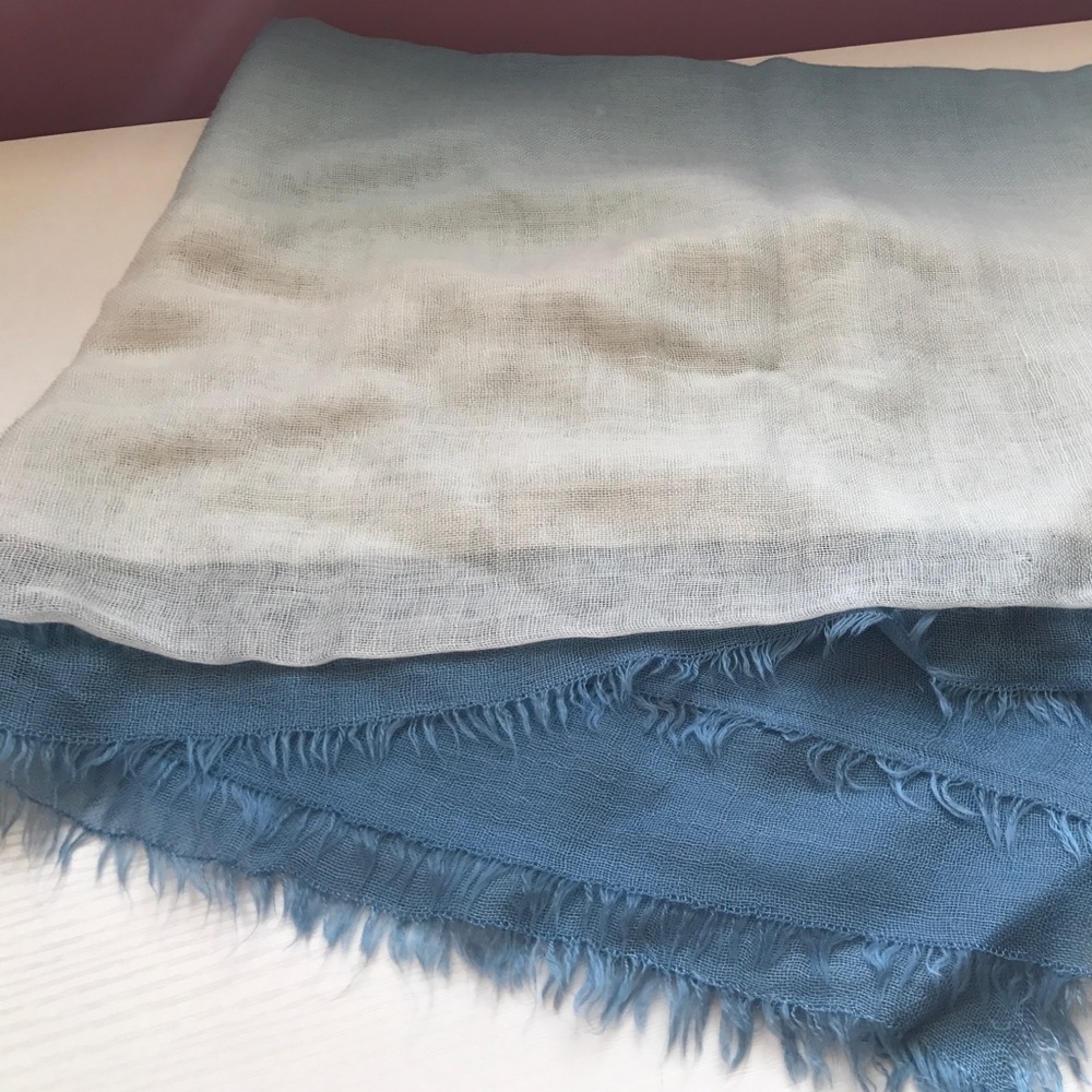 Blue Ombré Scarf