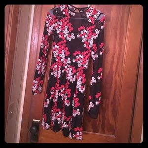 UO Mesh Floral Dress w/ matching bralette