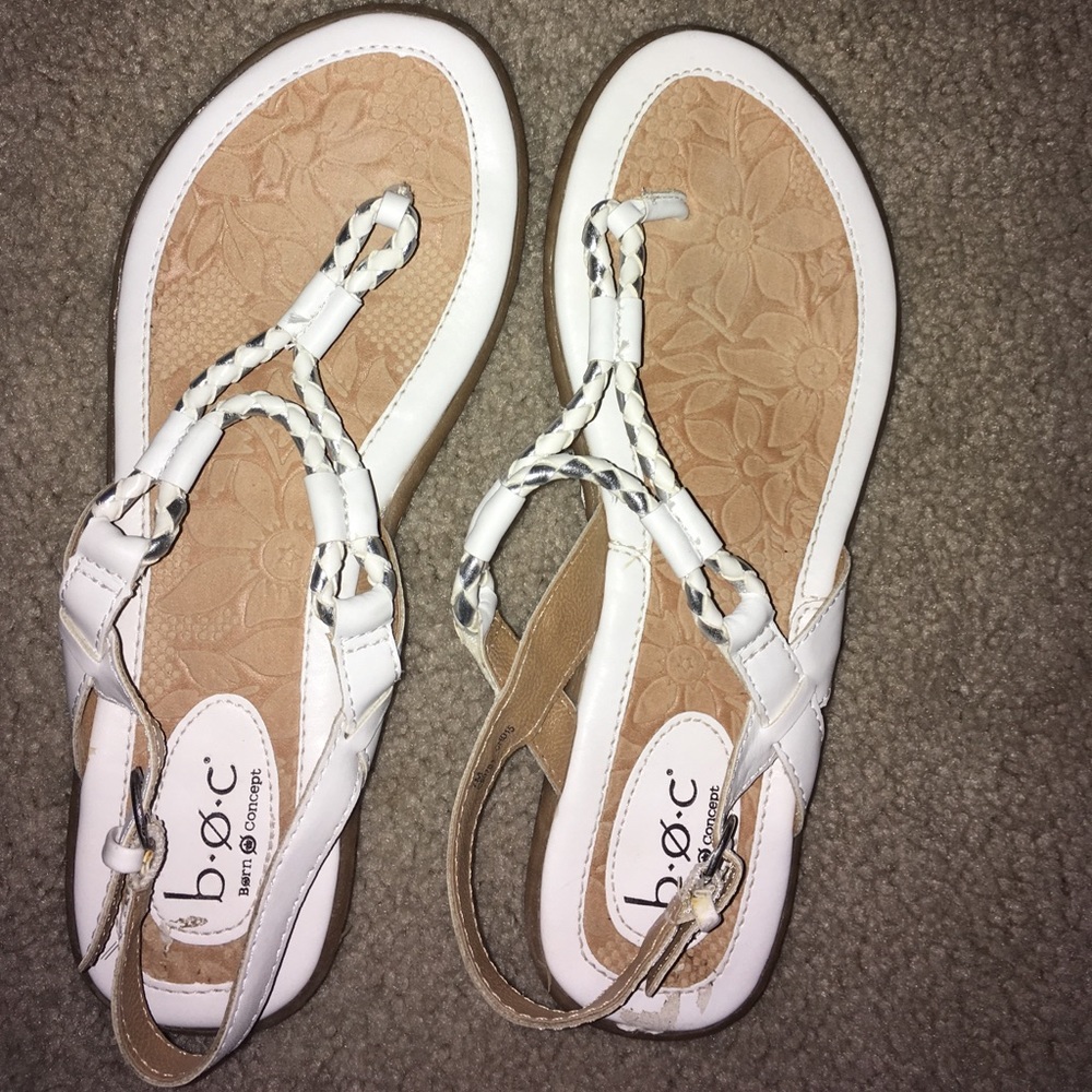 White Sandals