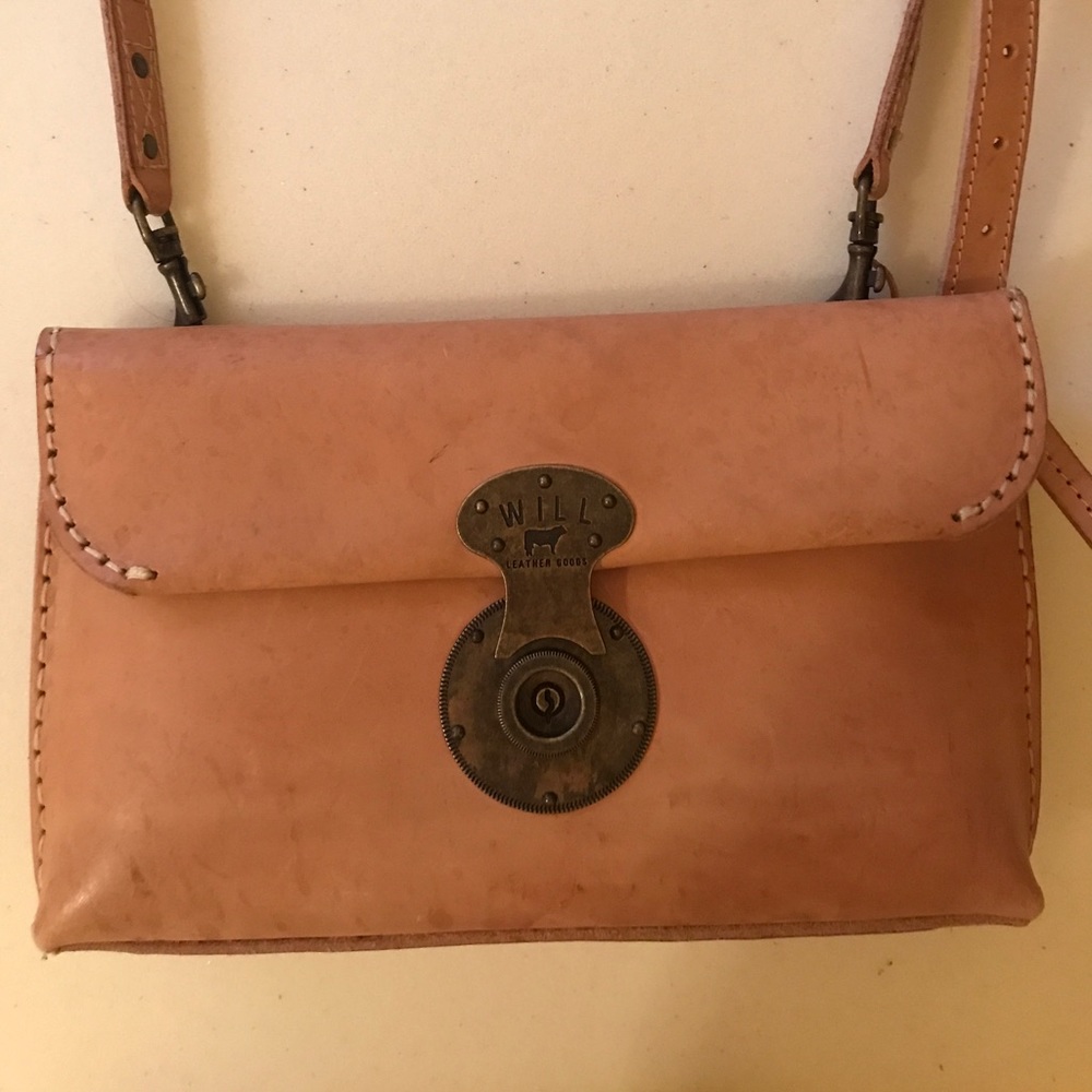 Will leather goods crossbody bag