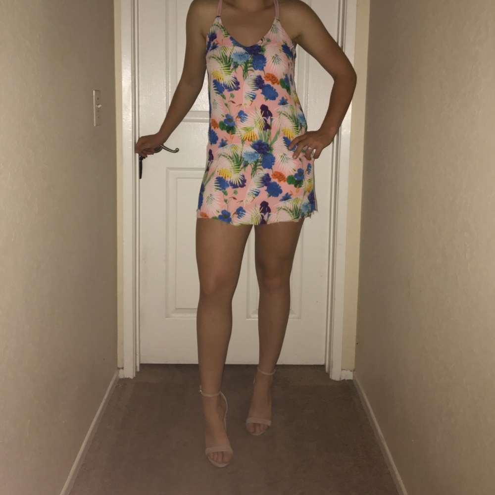 MOVING SALE FLORAL DRESS