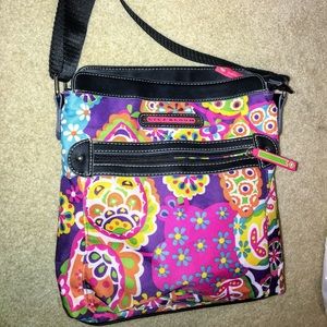 NWT lily bloom cross body floral purse