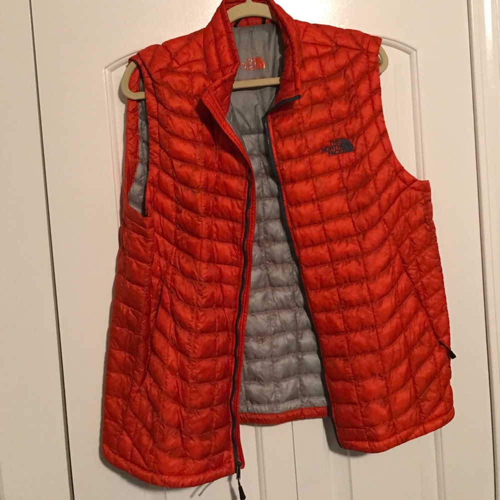 North Face ThermoBall Vest in Seville Orange