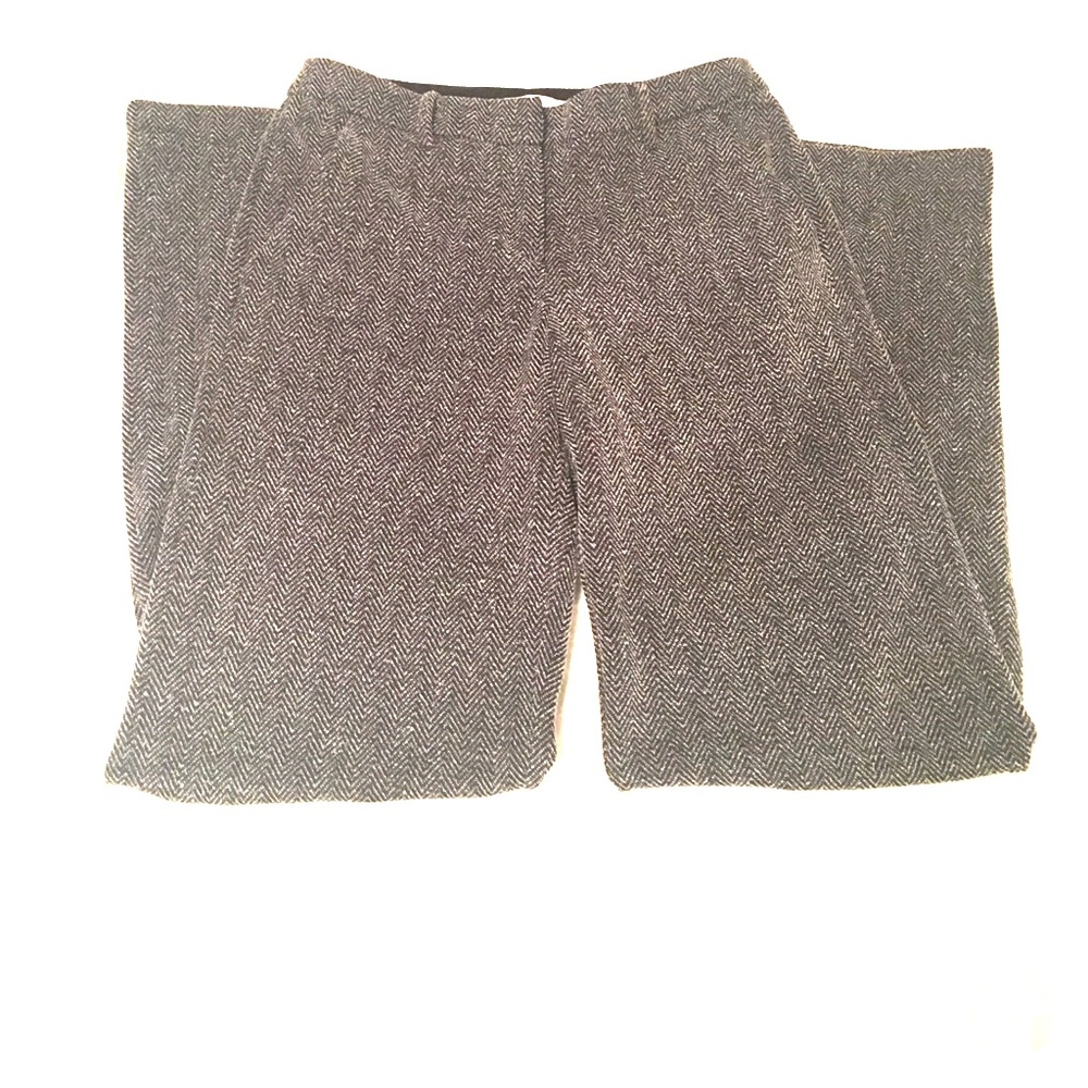 New York and Co wide leg charcoal slacks