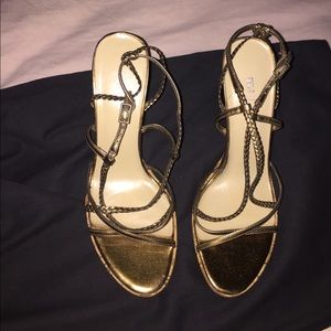 Bakers Strappy lace up high heels