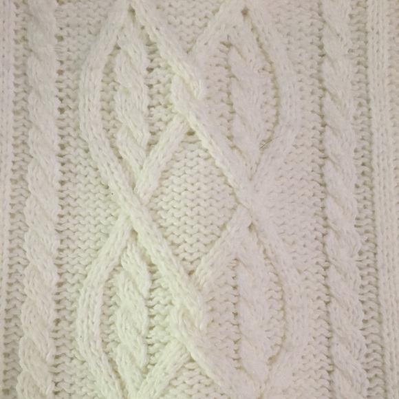 Absolutely Beige Off-White Textured Sweater - Picture 3 of 5