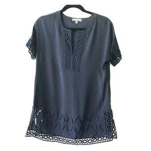 Navy Maternity top