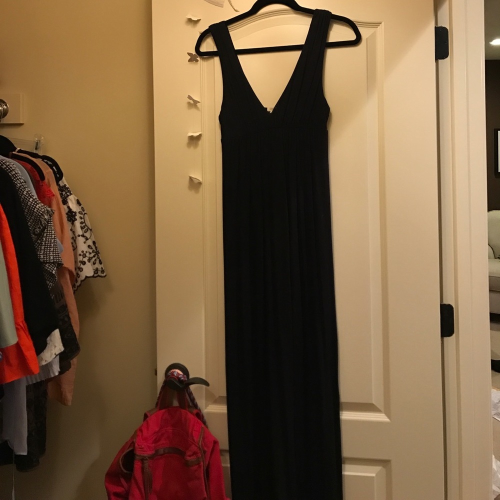 Black J.Crew Factory maxi dress
