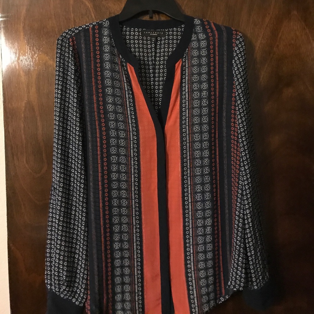 🌹Sanctuary🌹 Abstract long sleeve blouse