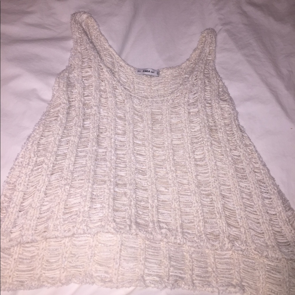 Zara crochet top