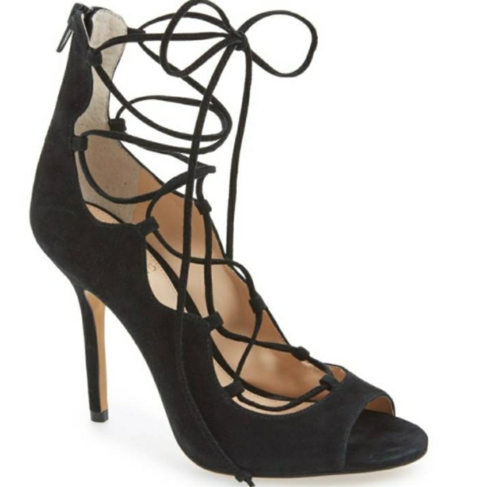 Sandria' Peep Toe Ghillie Sandal