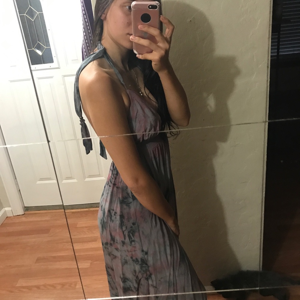 Tye dye maxi dress