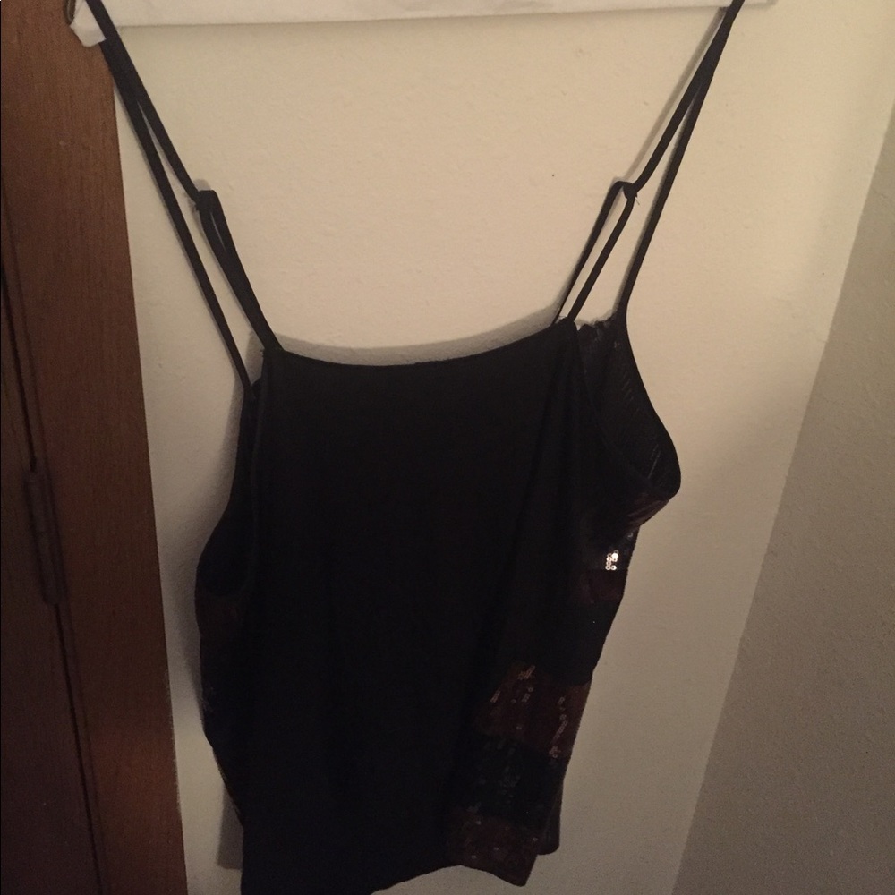 Express Dressy Spaghetti Strap Tank Top