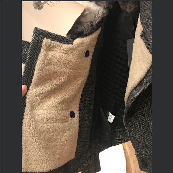 Authentic Burberry Prorsum Herringbone Fur collar - Picture 6 of 8