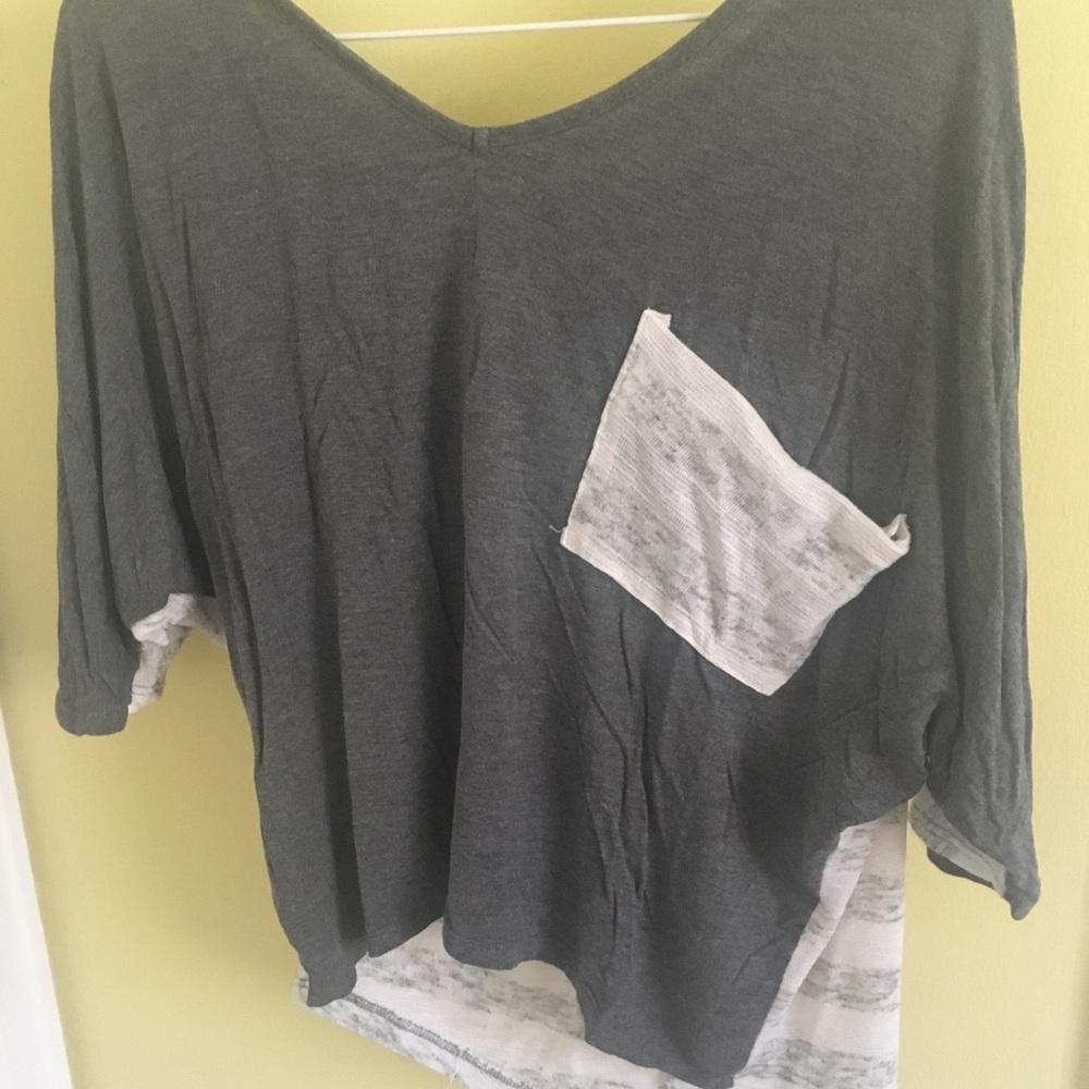 Gracie hi-low shirt with pocket