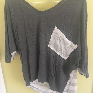 Gracie hi-low shirt with pocket