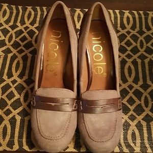 Nicole "loafer" style pumps