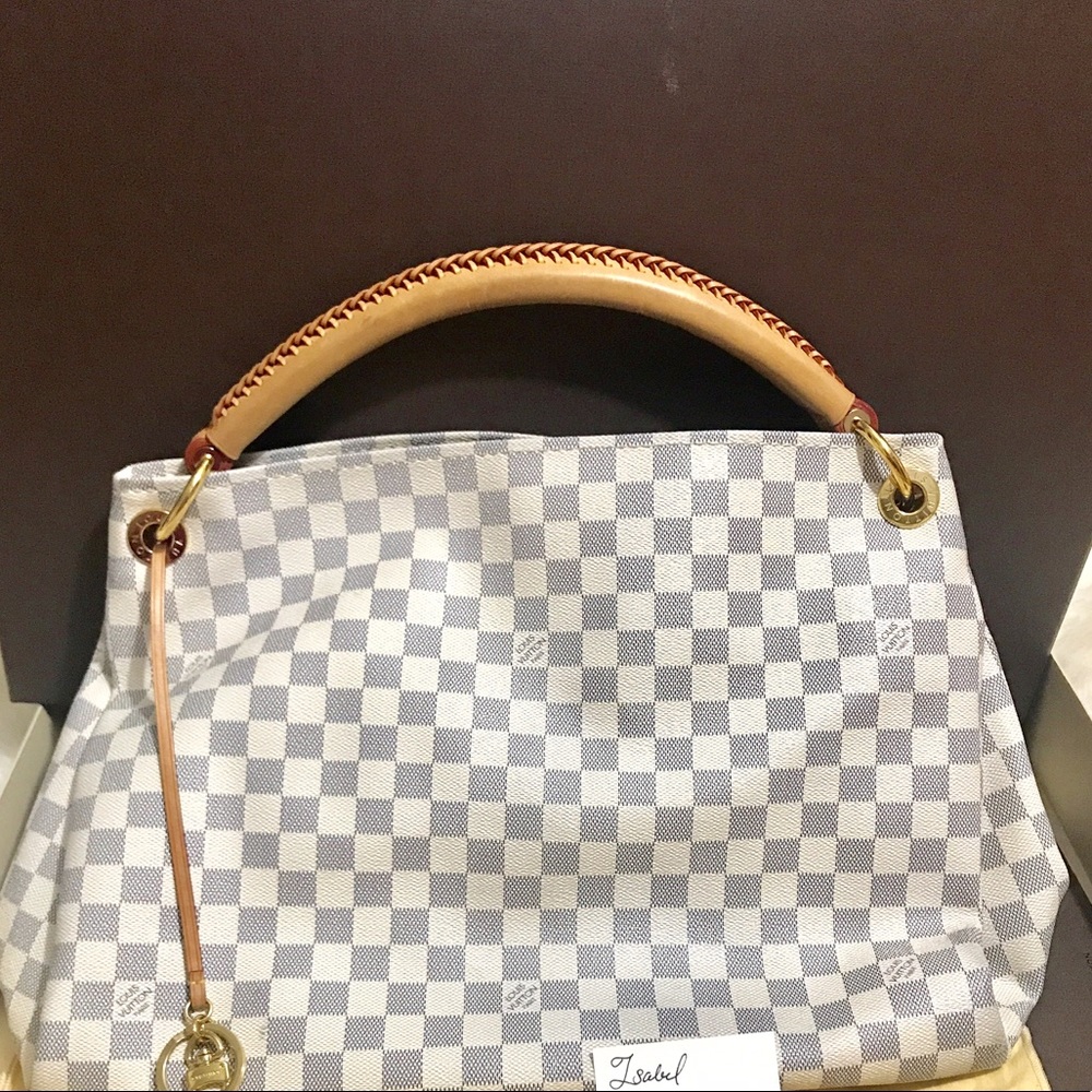 LOUIS VUITTON with receipt Damien Azure Artsy MM