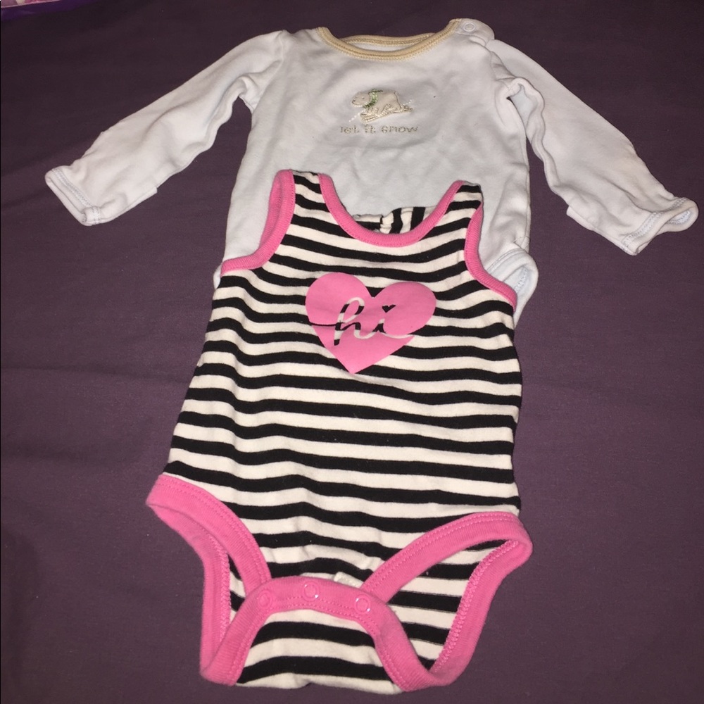 Newborn onesies. Both for $7